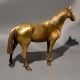 Vintage Brass Horse Sculpture Handcrafted Decor