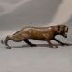 Roaring Tiger Sculpture Handcrafted Brass Decor