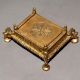 Ornamental Brass Chowki Stand Handcrafted Decor