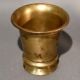 Classic Brass Drinking Cup Handcrafted Utility