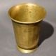 Antique Patina Brass Pedestal Pooja Cup