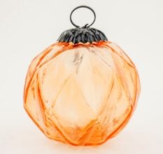 Light Amber Box Cut Christmas Hanging