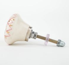 Pink Owl Drawer Bird Knob