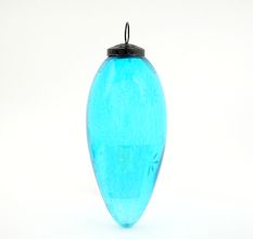 Vintage Decorative Turquoise Glass Star Design Hanging Ornament