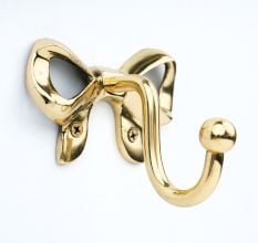 Brass Handmade Golden Bow design Wall Hook for Hanging Clothes