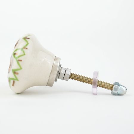 Green Owl Cabinet Bird Knob