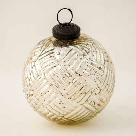 Silver Cut Christmas Hanging