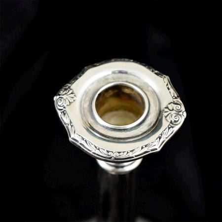 Vintage Sterling Silver Tall Candle Holder Stand