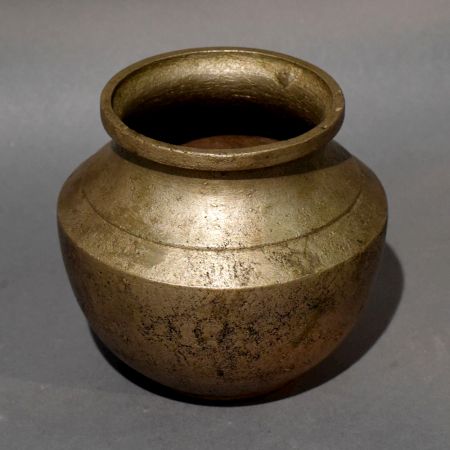 Antique Finish Brass Kalash Traditional Pooja Pot
