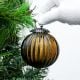 Dark Brown Solid Melon Christmas Hanging