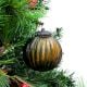Dark Brown Solid Melon Christmas Hanging
