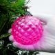Pink Solid Custard Apple Christmas Hanging