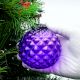 Purple Solid Custard Apple Christmas Hanging