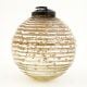 Antique Striped Cut Round Christmas Ornament Online