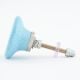 Turquoise Crackle Ceramic Cabinet Knob