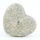 Light Grey Heart Crackle Ceramic Drawer Knob
