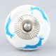 Turquoise Running Rein Deer Pattern Ceramic Dresser Knob Online