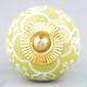 Lime Green Floral Ceramic  Dresser Knobs Online
