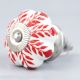 Red Leaf Ceramic Knob