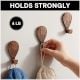 Wooden Adhesive Hot Air Balloon Shape Wall Hook