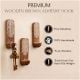 3 Pieces Wooden Decorative Adhesive Wall Key And Towel Holder