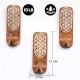 3 Pieces Wooden Decorative Adhesive Wall Key And Towel Holder