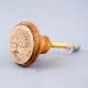 Wood Tree Design Round Shape Cupboard Drawer Knob
