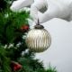 Vintage Mercury Silver Glass Hanging Ornament