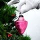 Vintage Pink Glass Cone Shape Hanging Ornament