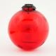 Red Decorative Glass Hanging Ornament with Star Design