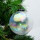 Transparent Round Glass Hanging Ornament