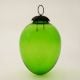 Green Decorative Avocado Shaped Glass Christmas Hanging Ornament