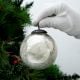 Silver Vintage Round Mercury Glass Christmas Ornament