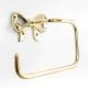 Elegant Brass Bathroom Hardware Set of 4 with Bow Design
