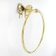 Elegant Brass Bathroom Hardware Set of 4 with Bow Design