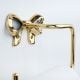 Elegant Brass Bow Toilet Paper Holder Wall Mounted Bathroom Accessory