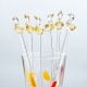Handcrafted Glass Bird Design Cocktail Stirrers Or Swizzle Sticks In Pack Of 6