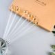 6 Pieces Cut Bird Stirrer Glass Swizzle Sticks for Cocktail Party