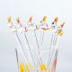 6 Pieces Cut Rabbit Stirrer Glass Swizzle Sticks for Cocktail Party
