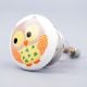 Owl Ceramic Flat Kids Bed Room Dresser Knob