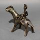 Dhokra Tribal Rider on Animal Brass Sculpture