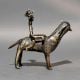Dhokra Tribal Rider on Animal Brass Sculpture