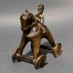 Dhokra Brass Horse Rider Rolling Sculpture