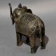 Dhokra Brass Elephant Tribal Decorative Figurine