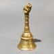 Brass Nandi Handle Temple Hand Bell