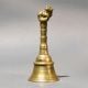 Brass Nandi Handle Temple Hand Bell