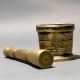 Brass Mortar and Pestle Traditional Grinding Set