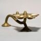 Brass Panchmukhi Aarti Diya Lamp with Handle