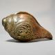 Brass Vishnu Lakshmi Shankh Conch Religious Sculpture