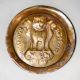 Brass Ashoka Lion Capital Emblem Decorative Plate